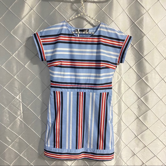 ⭐️HP⭐️ Love Moschino Striped Twill Mini Dress - Picture 7 of 10